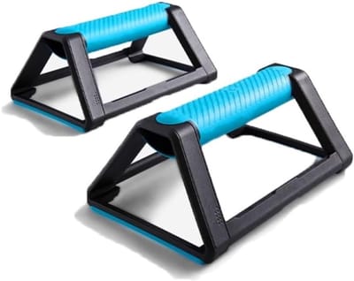 Daity 1-delige push-up steunstandaard - Krachttrainingsstandaard - ergonomisch push-upbord - antislip en stabiele structuur - draagbaar ontwerp - geschikt voor fitness thuis - push-up handgrepen voor vloeroefeningen (blauw)