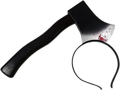 Gothic Haarband voor Halloween met Bloed en Valse Moersleutel Decoratie voor Horror-Thema Feesten