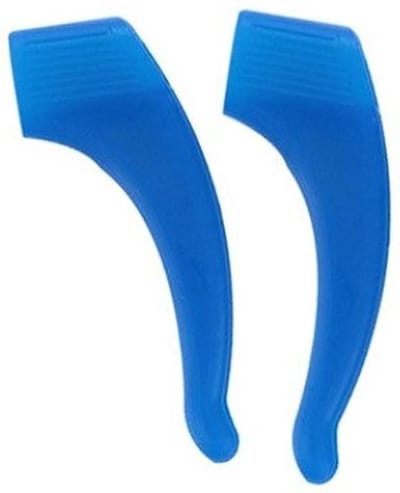 Anti-slip Oorhaakjes - Brilhaakjes – Siliconen - Bescherm je Bril - Antislip Pootjes - Voor Kinderen en Volwassenen – 1 Paar – Blauw