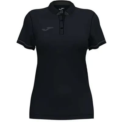 Joma Championship Vi Korte Mouw Poloshirt Zwart L Vrouw