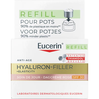 Eucerin Hyaluron-Filler + Elasticity Dagcreme Rose SPF 30 Navuling - 50 ml