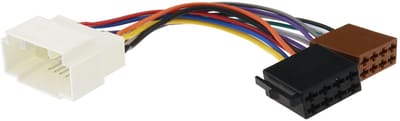 Dailygoody - 16 Pin ISO Standaard Adapter - Kabelboom voor Radio - 18 cm - Geschikt voor Suzuki en Fiat - Hoogwaardige connector voor audiotoepassinge