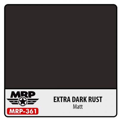 Mr. Paint MRP-361 - Extra Dark Rust – 30 ml verf voor Airbrush & Detailwerk