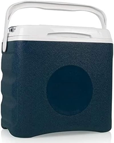 SCH® Elektrische koelbox 12 en 230 volt - Elektrische koelbox - Koelbox - Blauw - 29cm x 43cm x 45 cm