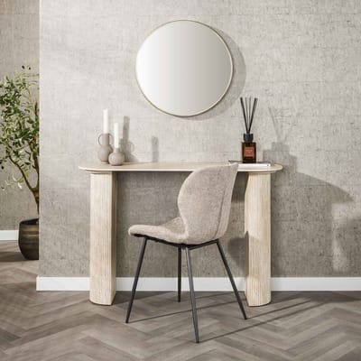 Archon Moderne Kaptafel Keramiek Travertin 120 cm