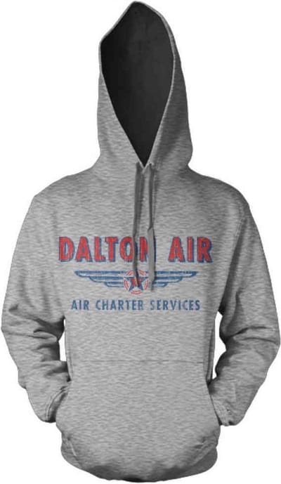 MacGyver Hoodie/trui -L- Daltons Air Charter Service Grijs