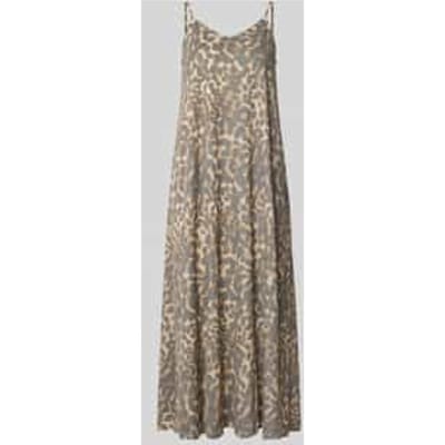midi-jurk van modalmix in all-over look