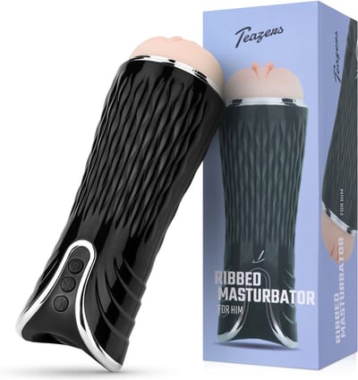 Teazers - Elektrische Masturbator met Stem - Sex Toys voor Mannen - Masturbator voor Man - Masturbators - Zwart