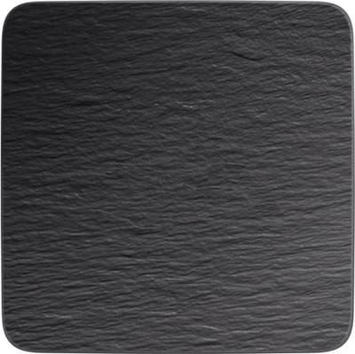 Villeroy & Boch Onderbord Manufacture Rock - Zwart - 33 x 33 cm