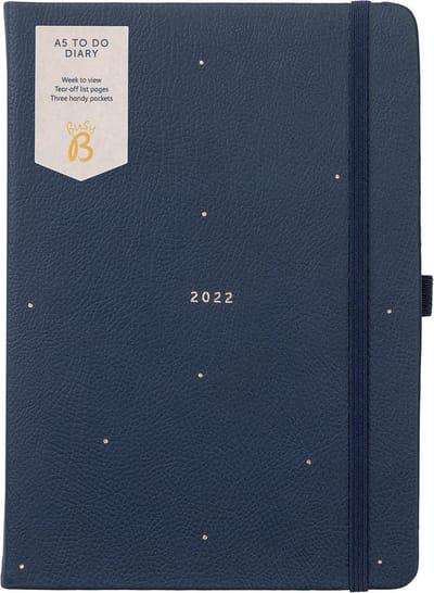 A5 Weekplanner en Dagboek Januari tot December - Inclusief Notities, Afscheurlijsten en Opbergvakken