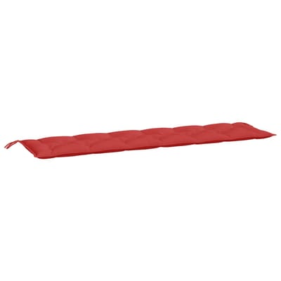 vidaXL - Tuinbankkussen - 200x50x7 - cm - stof - rood
