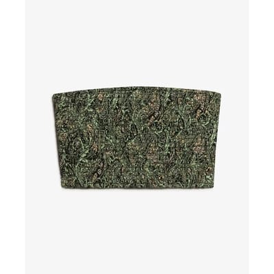 Blouse bandeau met paisleypatroon voor dames Superdry St Tropez