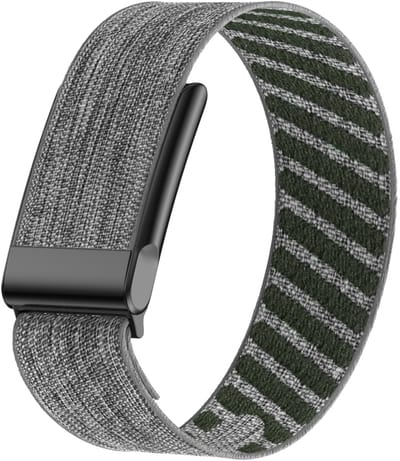 Strap-it Gebreid bandje Nylon geschikt voor WHOOP 5.0 - Grijs