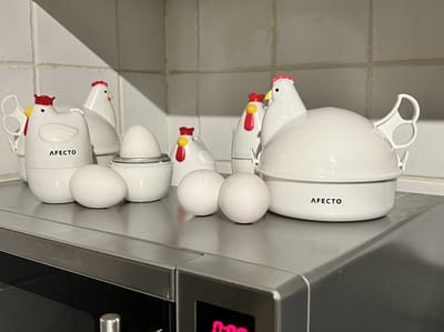 AFECTO® Magnetron Eierkoker - Eierkoker - Eierkoker Magnetron - voor 4 eieren