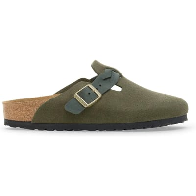 Gevlochten suède leren sandalen voor vrouwen Birkenstock Boston
