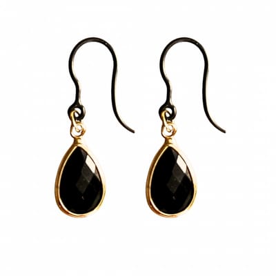 Allergievrij Tulsa zwart goudkleurig-Charme Bijoux