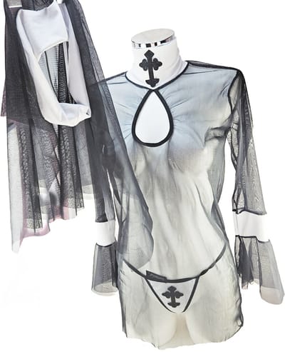 BamBella ® Sexy Cosplay Rollenspel kleding - Onesize - outfit dames Sexy non pak Zwart
