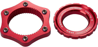 Reverse Center Lock Adapter schrijfremadapters rood