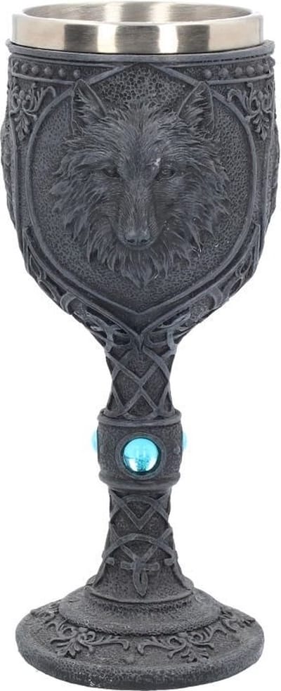 Nemesis Now - Wolf Fantasy Beker - Zwart