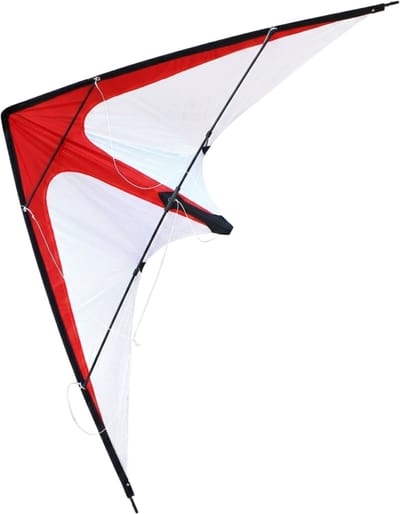 RAMBUX® Stuntvlieger 1,2m – Red Arrow – Dubbellijnige Sportvlieger