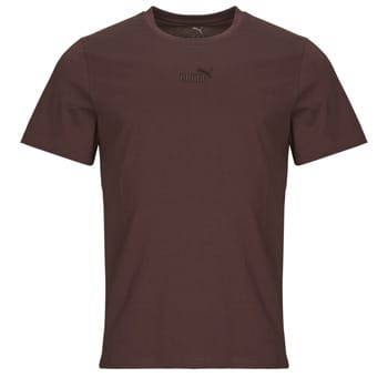 Puma Ess Small No.1 Logo T-shirt Met Korte Mouwen Bruin L Man