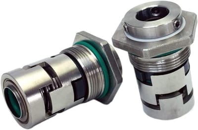 Mechanische Afdichting - Pompafdichting Asafdichting - Pompen Afdichten - Verticale Meertraps - 12 mm - Zilverkleurig