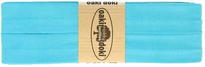 Oaki Doki Jersey Tricot Biaisband 20mm – 3 Meter – Babyblauw 475 – Elastisch Afwerkingslint voor Stretchstoffen