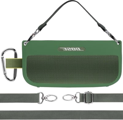 Silicone Hoes voor Bose SoundLink Flex Bluetooth Speaker - Draagbare Bescherming in Groen met Schokbestendige Functie en Perfecte Pasvorm