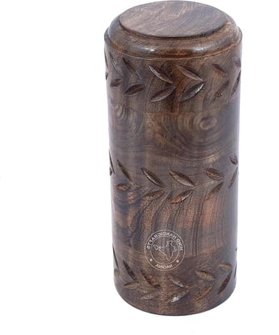 Houten Urn - Crematie Urn As Urn - Herdenken Geliefde - Handgemaakt Gegraveerd - 40 Kubieke Inch - Antiek Palissander