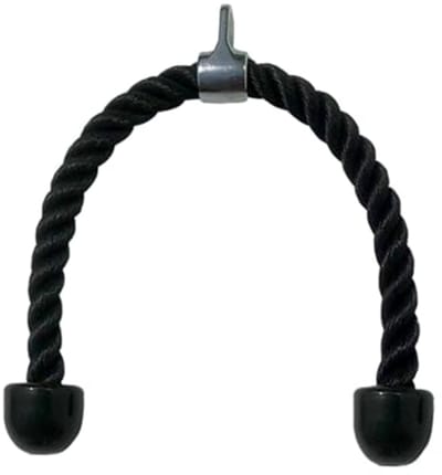 Verstelbare Triceps Touw voor Krachttraining | Nylon Sporttouw met Antislip Handvatten