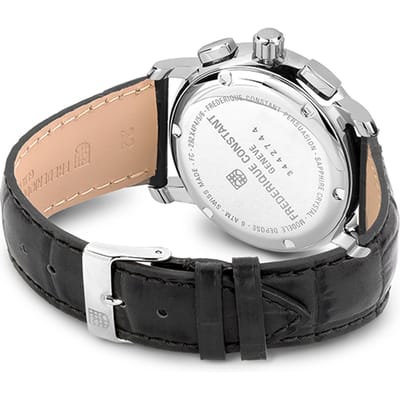 Frédérique Constant Classics FC-292MC4P6 Horloge - Leer - Zwart - Ø 40 mm