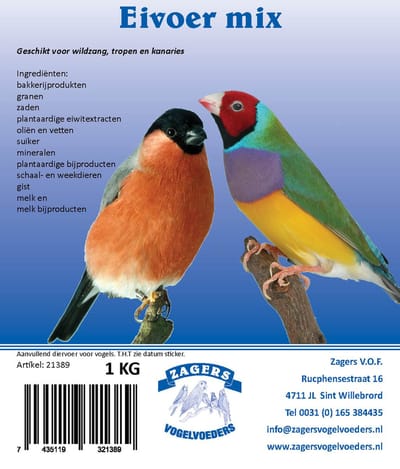 Zagers Eivoermix 1 kg