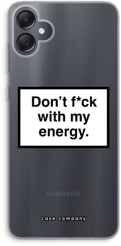 Case Company® - Hoesje geschikt voor Samsung Galaxy A05 hoesje - My energy - Soft Cover Telefoonhoesje - Bescherming aan alle Kanten en Schermrand