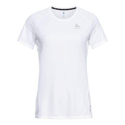 Odlo Crew Neck Essential Chill-Tech Hardloopshirt Dames-Wit