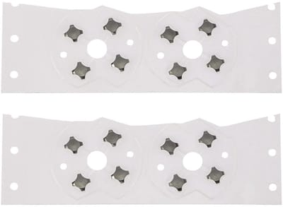 Dailygoods - Controller D-Pad Vervanging - Geleidende D-Pad Knop - Eenvoudig te installeren - Transparant - Compatibel met Xbox One - 4 stks geleidend