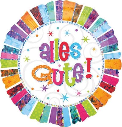 "Alles Gute" FolieBallon 43 cm