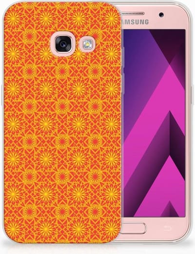 Samsung Galaxy A3 2017 TPU bumper Batik Oranje