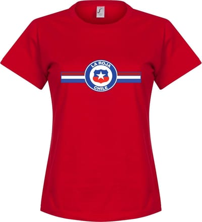 Chili Dames T-Shirt - Rood - L