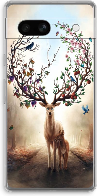 Case Company® - Hoesje geschikt voor Google Pixel 7A hoesje - Seasons Change - Soft Cover Telefoonhoesje - Bescherming aan alle Kanten en Schermrand