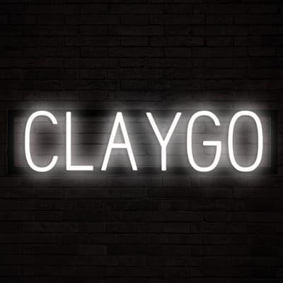 CLAYGO - Lichtreclame Neon LED bord verlicht | SpellBrite | 63,74 x 16 cm | 6 Dimstanden & 8 Lichtanimaties | Reclamebord neon verlichting