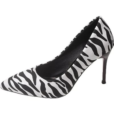 Grote Maat 43 Dames Pumps Lente Mode Puntige Neus Vrouwelijke Ondiepe Hoge Hak Elegante Dames Werk Jurk Schoenen 42 black