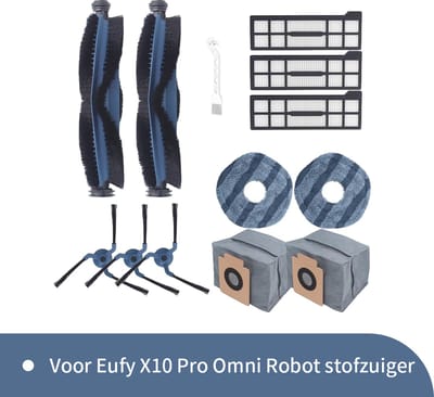 Onderdelen geschikt voor Eufy X10 Pro Omni van Replacements - 13-delig