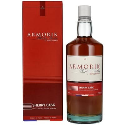 Armorik Whisky Armorik SHERRY CASK Whisky Breton Single Malt 46% Vol. 0,7l in geschenkverpakking