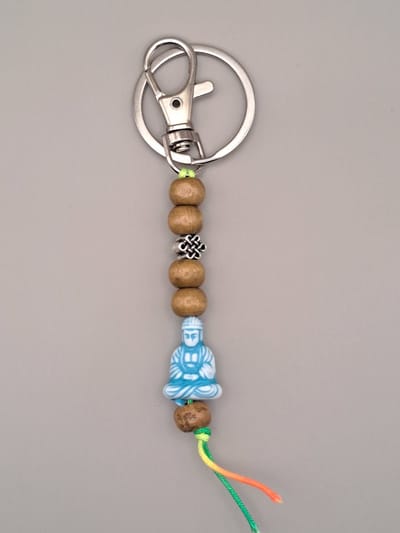 Boeddha sleutelhanger - Boeddha hanger - Gelukshanger - Tashanger - Boeddha cadeautje - Buddha hanger