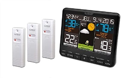 Weerstation met Digitale Weergave - Zwart