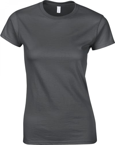 Gildan Softstyle® Fitted Ladies' T-shirt GI6400L - Charcoal - XXL