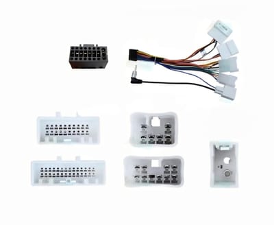 Iso kabelset voor Carplay en autoradio | Geschikt voor o.a. Toyota Corolla Verso Yaris Prius Hilux Terios Camry Highlander | adapter kabel stekker connector aansluiting verloopstekker adaptor | 2012 2013 2014 2015 2016 2017 2018 2019 | XW30 3 R20