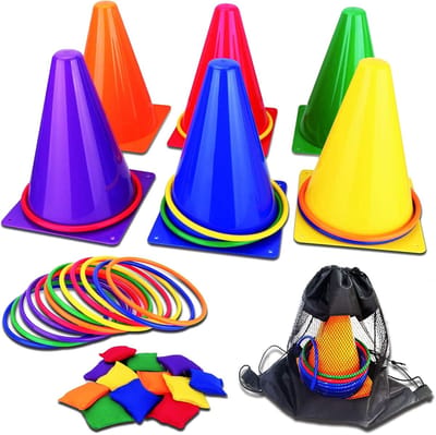 Werpringspel Set - Coördinatie Spelletje - Buiten Spelen - Veelzijdig Trainingsmateriaal