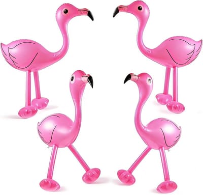 Inflatable Flamingo, Flamingo Inflatable Balloon, Inflatable Flamingo Toy 3D Flamingo Balloon - ShopVlot