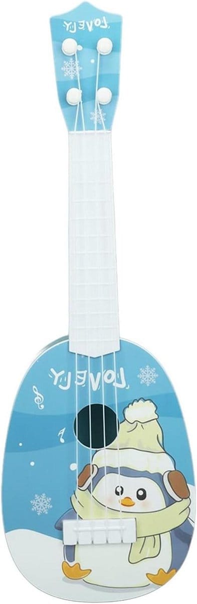 Kinder Ukelele Gitaar - Muziekinstrument Speelgoed - Muziek Leren Spelen - Veilig Plastic Materiaal